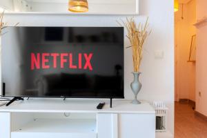 Infinite view of Tabarca near the sea and airport