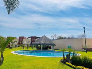 Casa Azul de descanso, alberca, billar, asador y roof garden privado