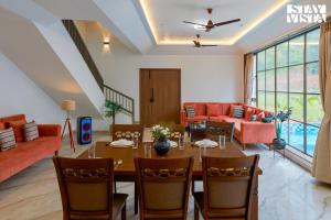 StayVista at Mount Bliss with Mountain Views, AC, WiFi