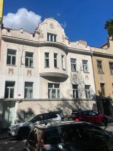 Art Nouveau apartment with garden in Pisek