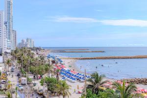 Spacious beachfront apartment