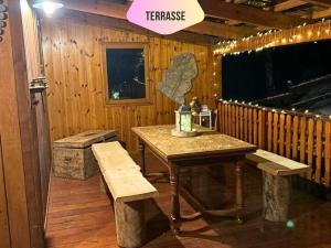 Chalet & jardin au coeur des montagnes alpines