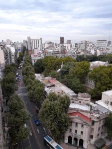 Bedroom and private bathroom in a spacious apartment