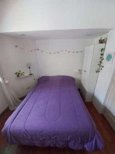 Bedroom and private bathroom in a spacious apartment