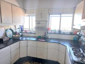 Bedroom and private bathroom in a spacious apartment