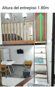 Monoambiente con Entrepiso