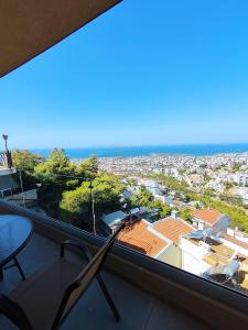 Voula Hill Panoramic Views of Sea and Athens 129 sqm 2 bedrooms 2 bathrooms Big Fully Equipped New Apartment Peaceful