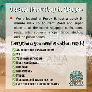 Oseana Homestay Siargao