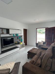 Casa às margens do açude em Triunfo