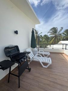 New & Chic 3-Bedroom Penthouse, Punta Cana, Pool-BBQ-Beach Access-Private Rooftop-Padel y Sports amenities