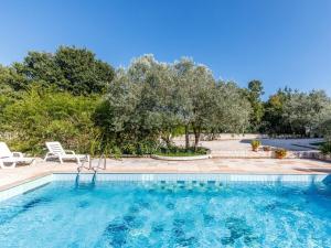 in the swimming pool Villa Brioni 2