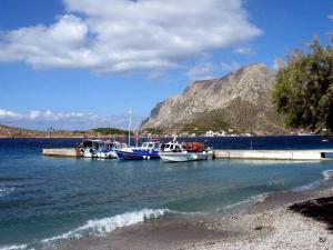 Myrties two bedroom apartment with amazing seaview at Melina's sunset Kalymnos Greece