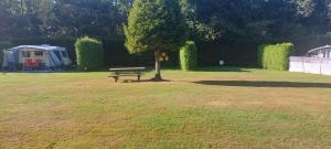 Trekkershut op camping Westenenk