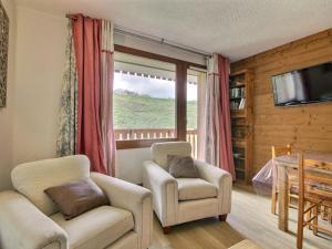 Charmant 2 pièces au pied des pistes avec balcon, pour 4 personnes - FR-1-455-139