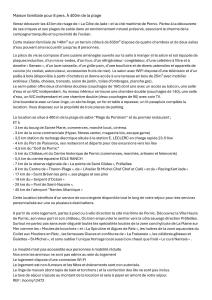 Maison familiale pour 8 pers - 400m de la plage