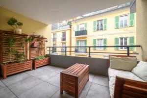 Cozy studio with terrace, Monaco and beach 5 min away