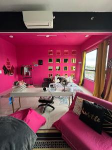 Black pink castle