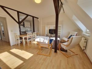 Urlaub im Herzen Wismars Dachgeschoss