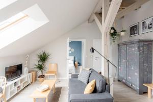 Charming designer attic