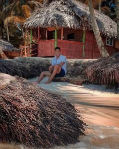 Cabañas frente al mar Isla de Guna Yala Aroma