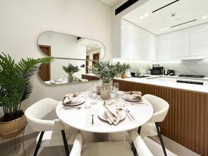 Serene Palette 1BR in Binghatti Azure with Gym & Pool