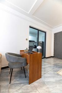 Smart elegant three bedroom apartment with swimming pool fully equipped gym children playground and great breathtaking views