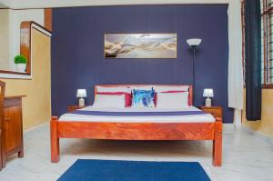 Bright Diani Studio with King Bed, 2min to Beach