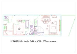 Résidence Le Portillo - Piscine - Studio pour 7 Personnes MAE-5153