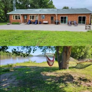 Waterfront 2 Bdrm Cabin with Best Sunset View and Huge Yard