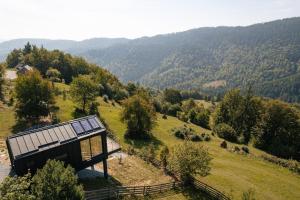 Cabana romantica cu cer vizibil din pat - Apuseni Air Luna
