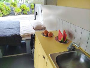 Slow-Life Campervan, Küche, Dusche, Queen-Size Bett, Solar