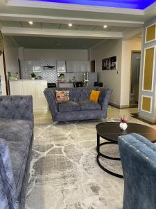 Beautifully and Elegantly furnished three bedroom with swimming pool fully equipped gym ample parking and children playing ground and amazing scenic city views