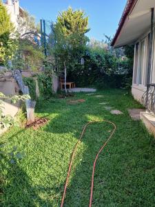 duplex house with private garden