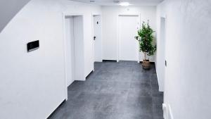 ALFA Mikroapartment Stuttgart Küche Bad l SmartTV WIFI l Porsche & Bosch l Kitchen Bath BS21A3