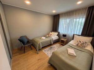 Maja Pärnus privaatse hoovi, sauna ja tasuta parkimisega