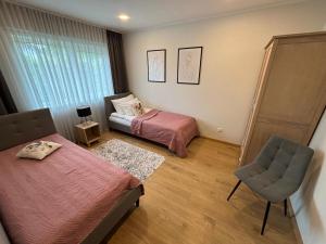 Maja Pärnus privaatse hoovi, sauna ja tasuta parkimisega