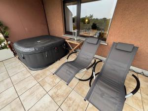 Penthouse mit Whirlpool, Traumblick und großer Dachterrasse