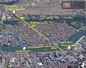 Direct Seine River view, 30min du centre de Paris