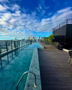 Flat moderno - 300m da praia