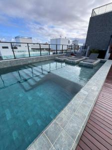 Flat aconchegante ideal para 02 pessoas opcao de cama auxiliar para a terceira pessoa