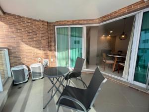 Estanconfor Santos com Vista Mar bem alto, garagem