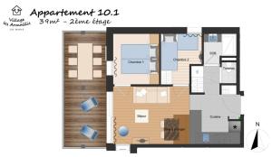 ASAI210-10-1 - Appartement 4 étoiles - Les Saisies - 6 personnes