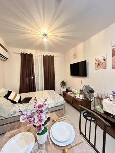 Studio Retreat with Balcony and Pool