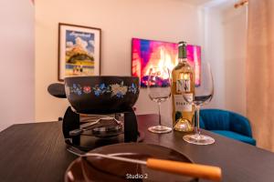 Very Central Lenzerheide Studio with Garage & Smart TV For Relax & Adventure