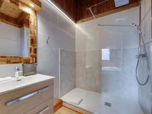 Triplex moderne 120m², sud, 4 chambres, parking, wifi, 2 terrasses à La Rosière - FR-1-690-34