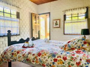 Oásis Serrano com piscina e lareira