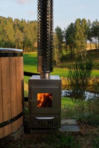 Domki na Kaszubach z banią jacuzzi - Gołubie - Sikorska Dolina III