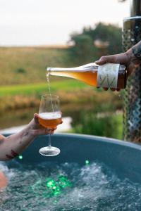 Domki na Kaszubach z banią jacuzzi - Gołubie - Sikorska Dolina III