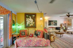 Boho-Style Escape with Patio about 3 Mi to Bonita Beach!