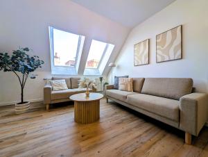 BohnApartments Schiller 7- Penthouse- WLAN- Parking- citynah